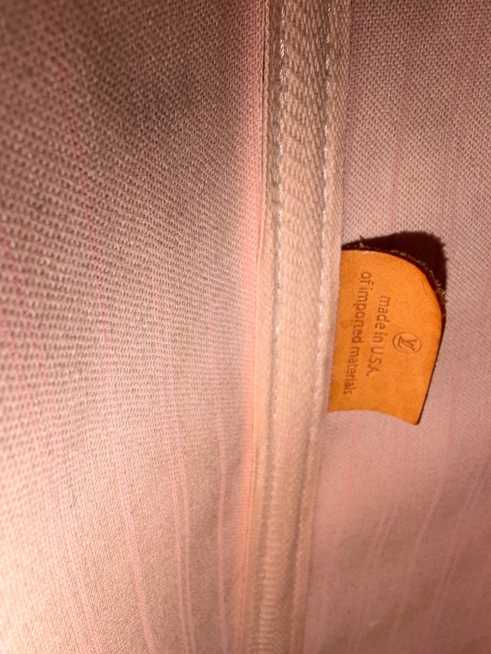 Louis Vuitton Damier Azur Canvas Tote with Natural Vachetta Trim - Picture 7 of 11